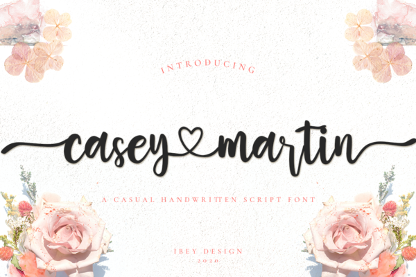 Casey Martin - Calligraphy Script