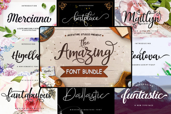 The Amazing Fonts Bundle