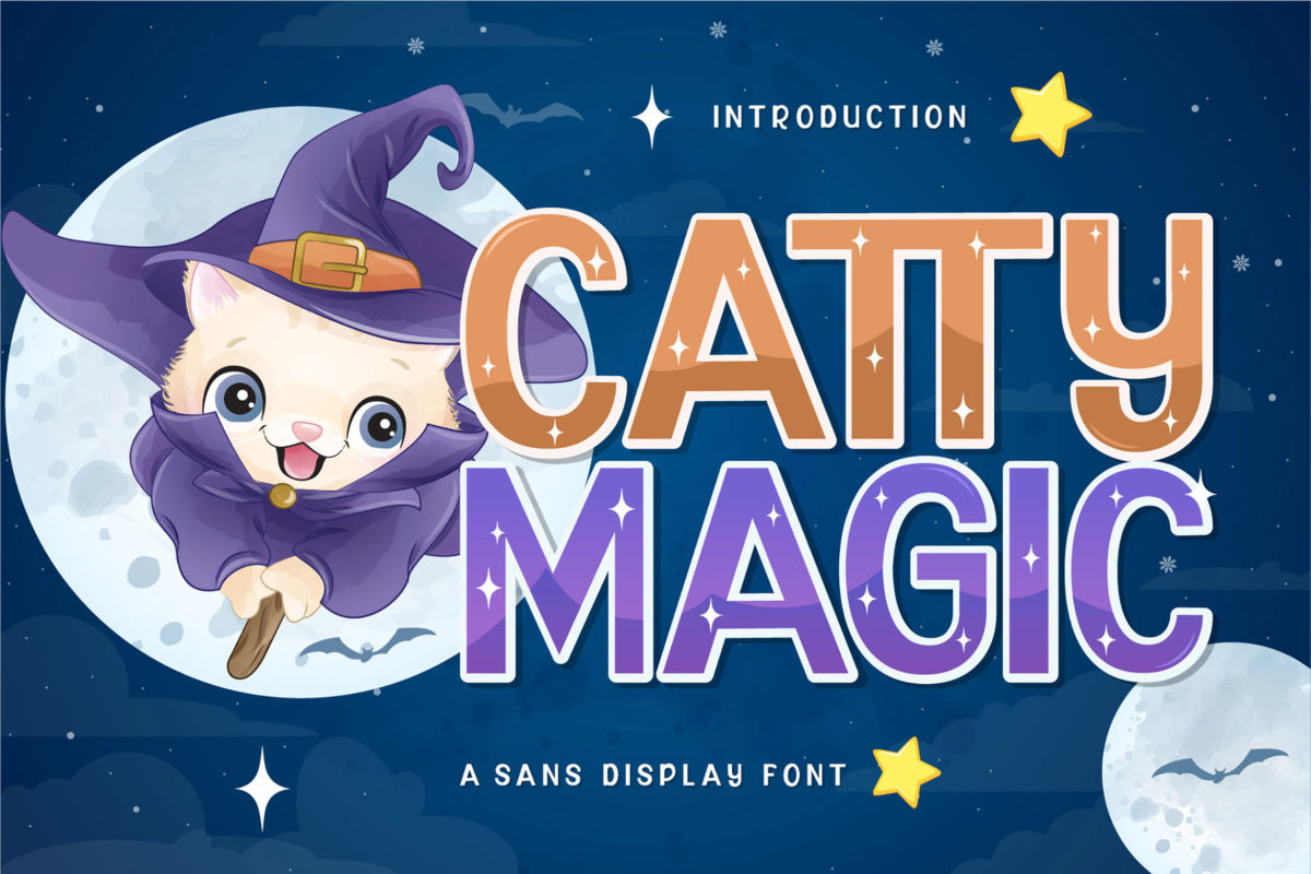 Catty Magic - Display Font