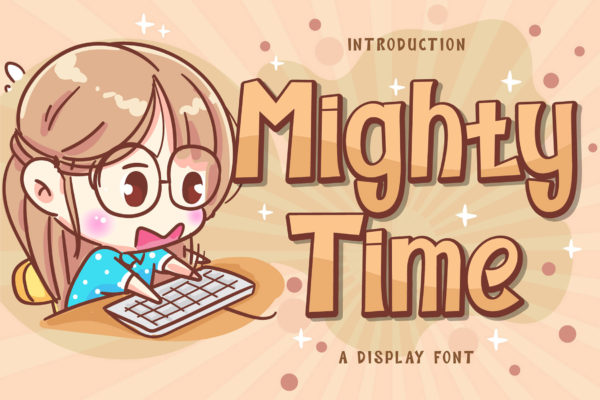Mighty Time - Display Font