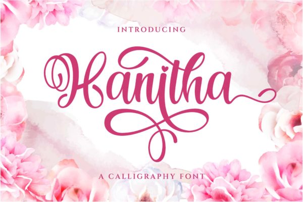 Hanitha - Script Font