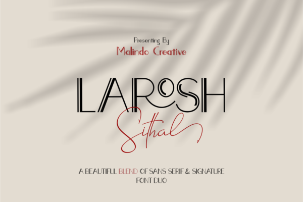 LAROSH Sithal - Font Duo+Extra