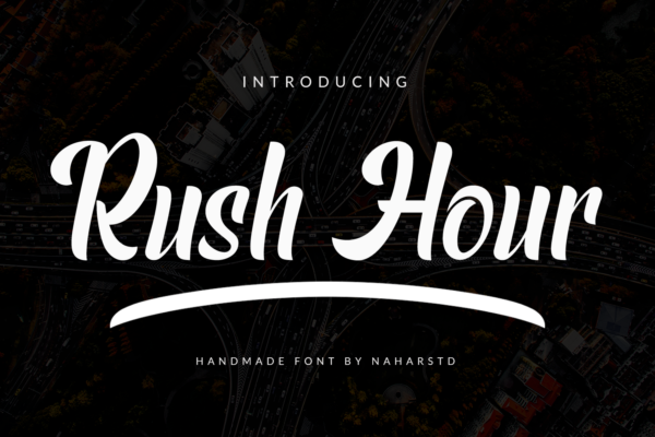 Rush Hour - Modern Display Font