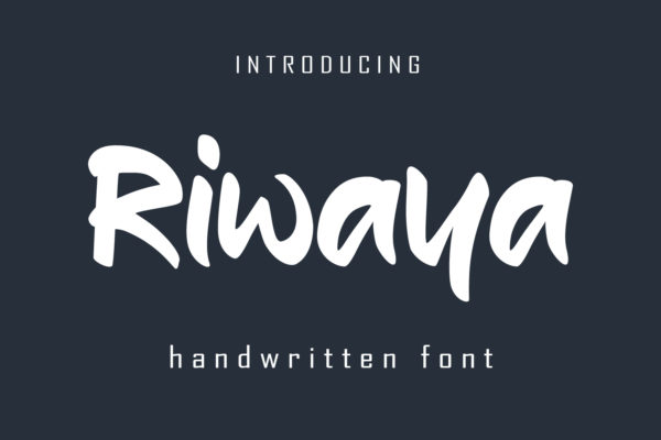 Riwaya - A Handwritten Font