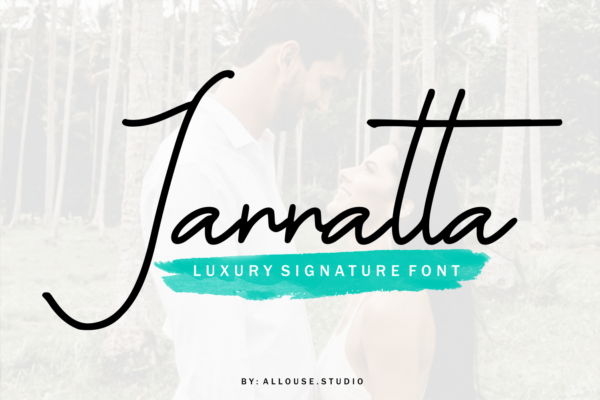 Jannatta - Luxury Signature Font