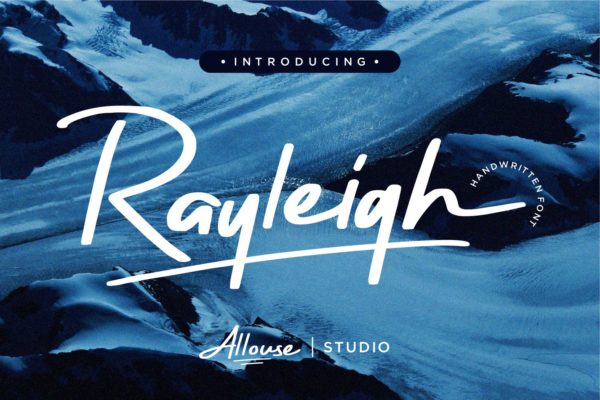 Rayleigh - Handwritten font