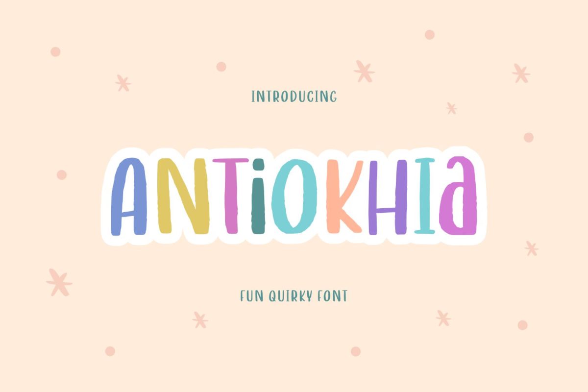 Antiokhia - Fun Quirky Font