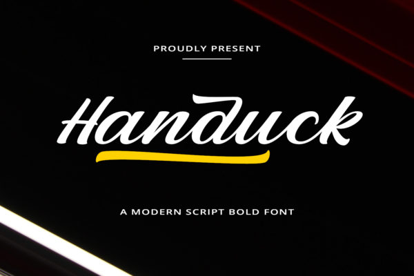 Handuck - Modern Script