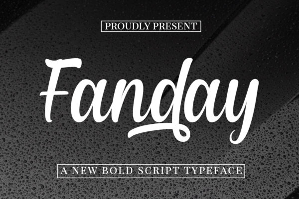 Fanday - Bold Script
