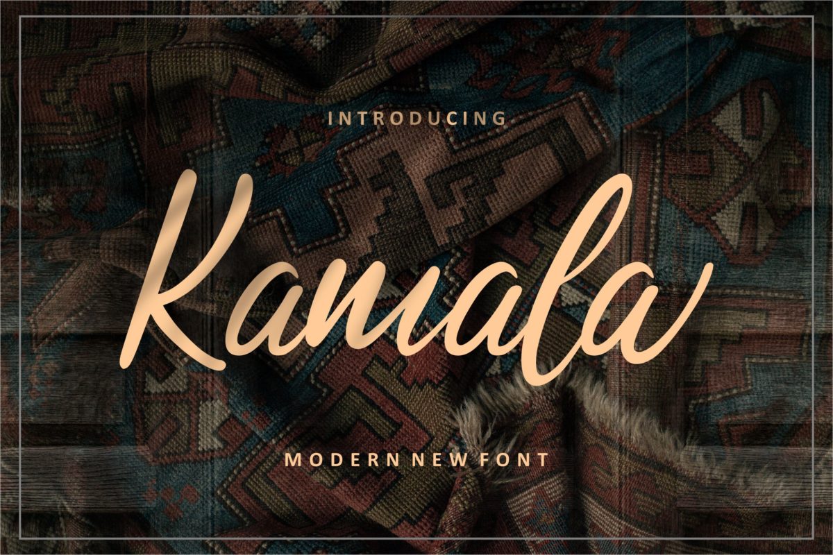 Kamala - Script Font