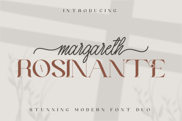 Margareth Rosinante Font Duo