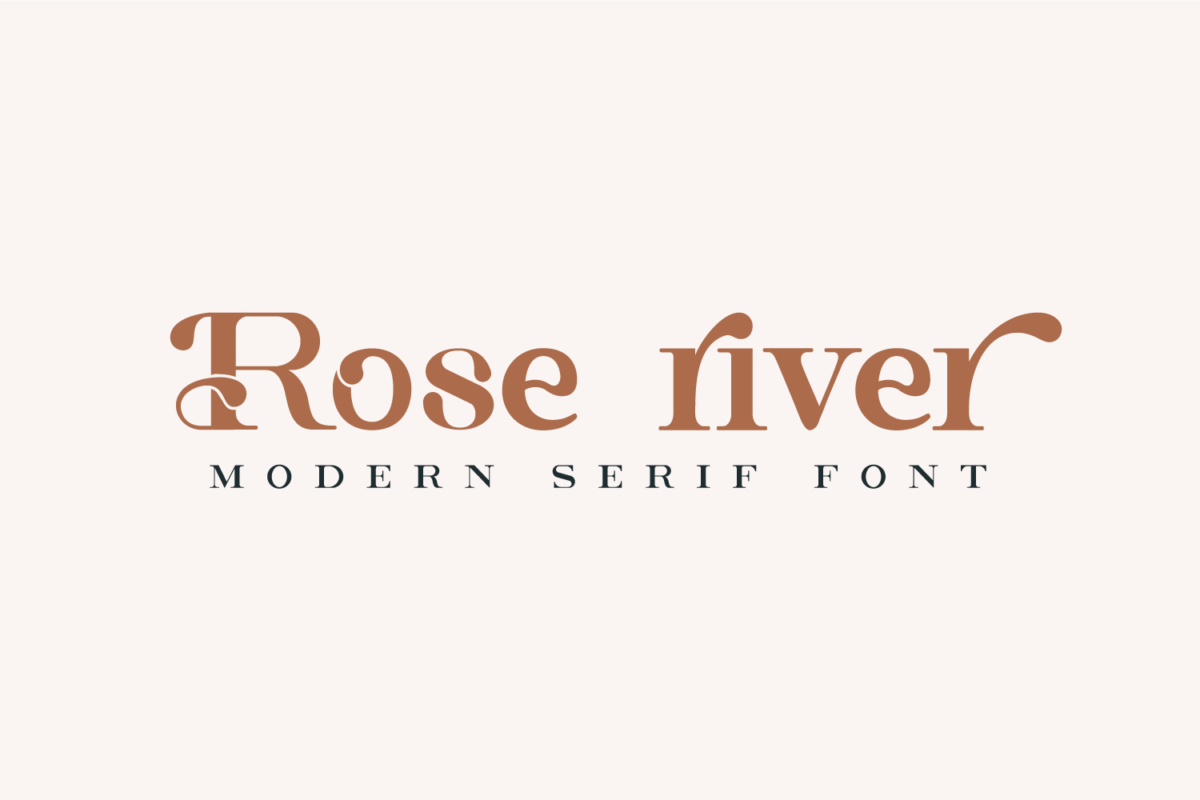 Rose River - Modern Serif Font