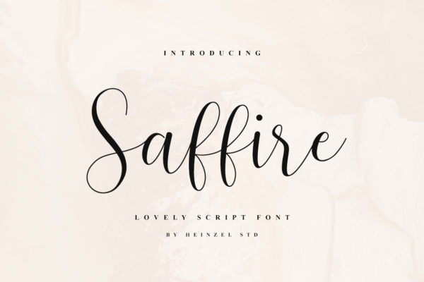 Saffire Lovely Script