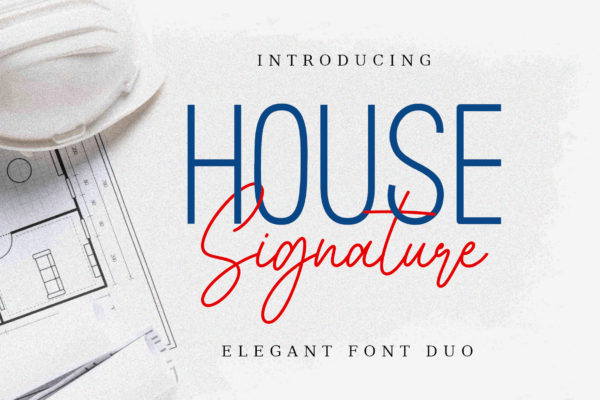 House Signature Font