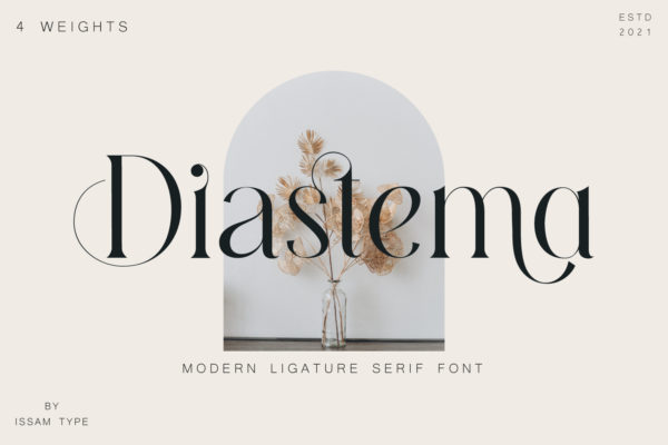 Diastema - Modern Ligature Typeface