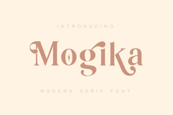 Mogika – Two-faced Modern Serif Font