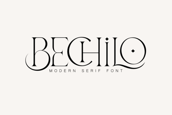 Bechilo - Modern Serif Font