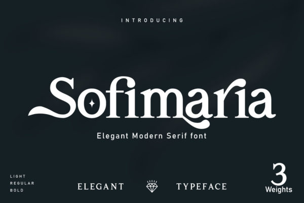 Sofimaria - Elegant Modern Serif font