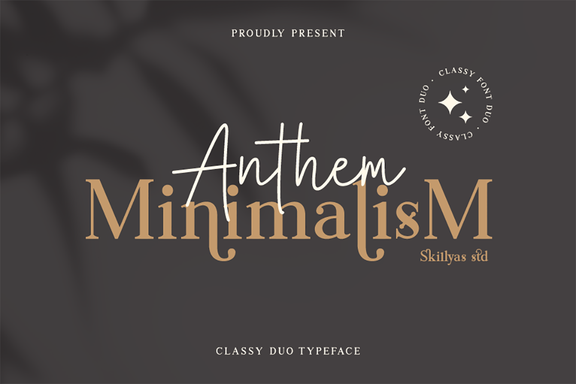 Anthem Minimalism - Lovely Duo Font