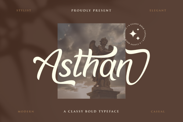 Asthan - Classy Bold Typeface