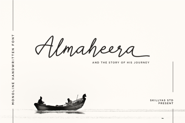Almaheera - Beautiful Light Handwritten Font