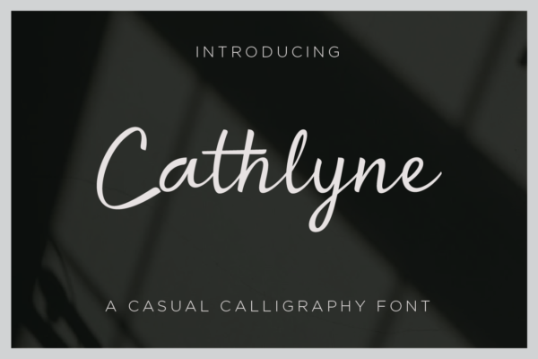 Cathlyne - Casual Calligraphy Font