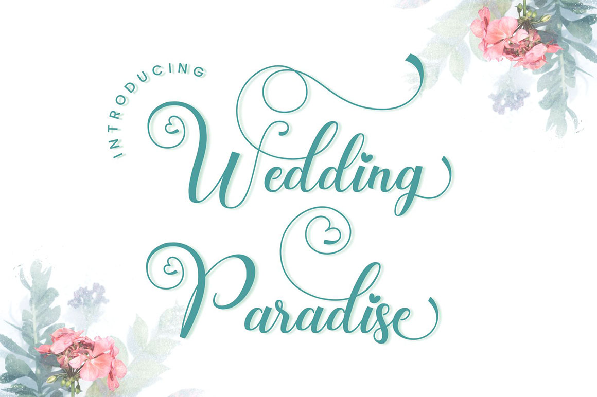 Wedding Paradise - Script Font