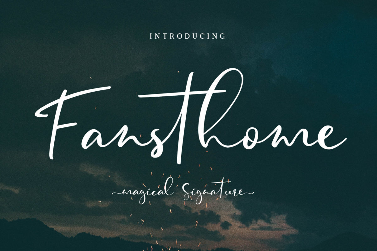 Fansthome - Modern Calligraphy Font