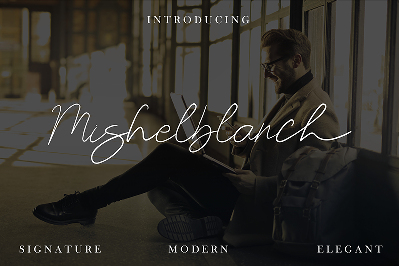 Mishelblanch - Handwritting Font