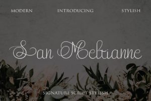Mishelblanch - Handwritting Font