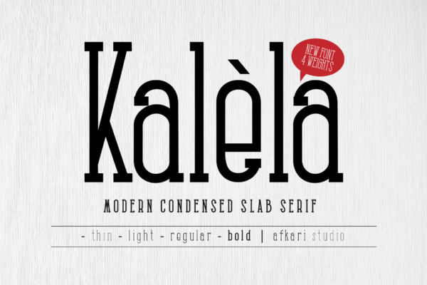 Kalela Slab Serif Font