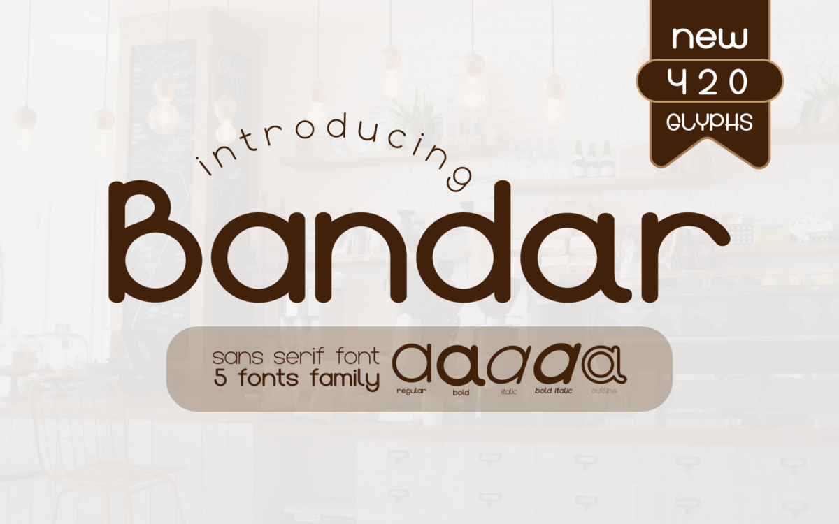 Bandar Sans Serif Modern Font