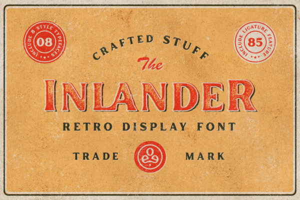 Inlander - Retro Display Font