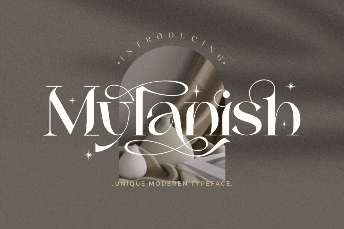 Mylanish - unique modern typeface