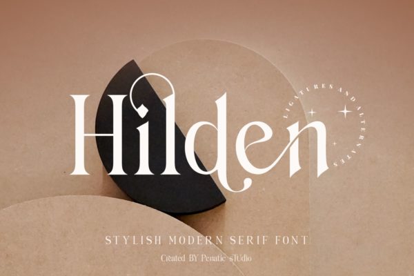 Hilden - Stylish Modern Serif Font