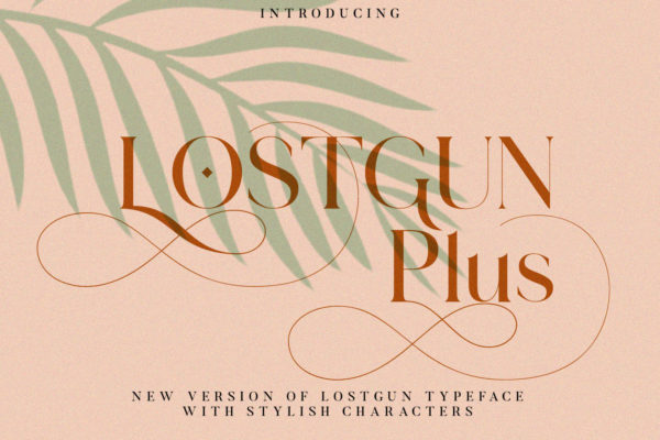 Lostgun Plus - Stylish Typeface