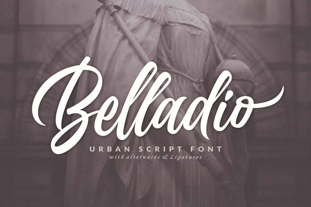 Belladio - Lettering Calligraphy font