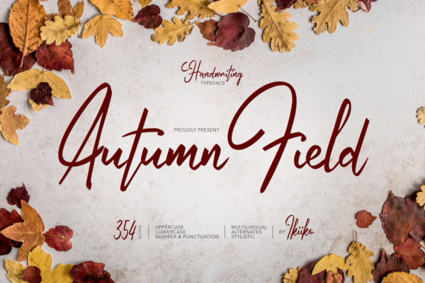 Autumn Field - Handwriting Type
