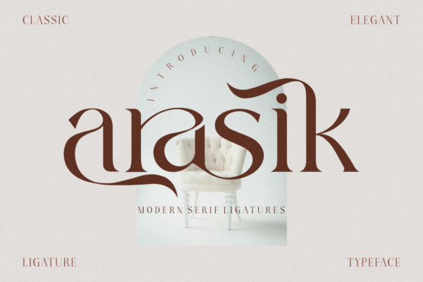 Arasik - Modern Serif Ligatures
