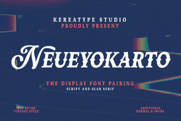 Neue Yokarto - Vintage Pair Font