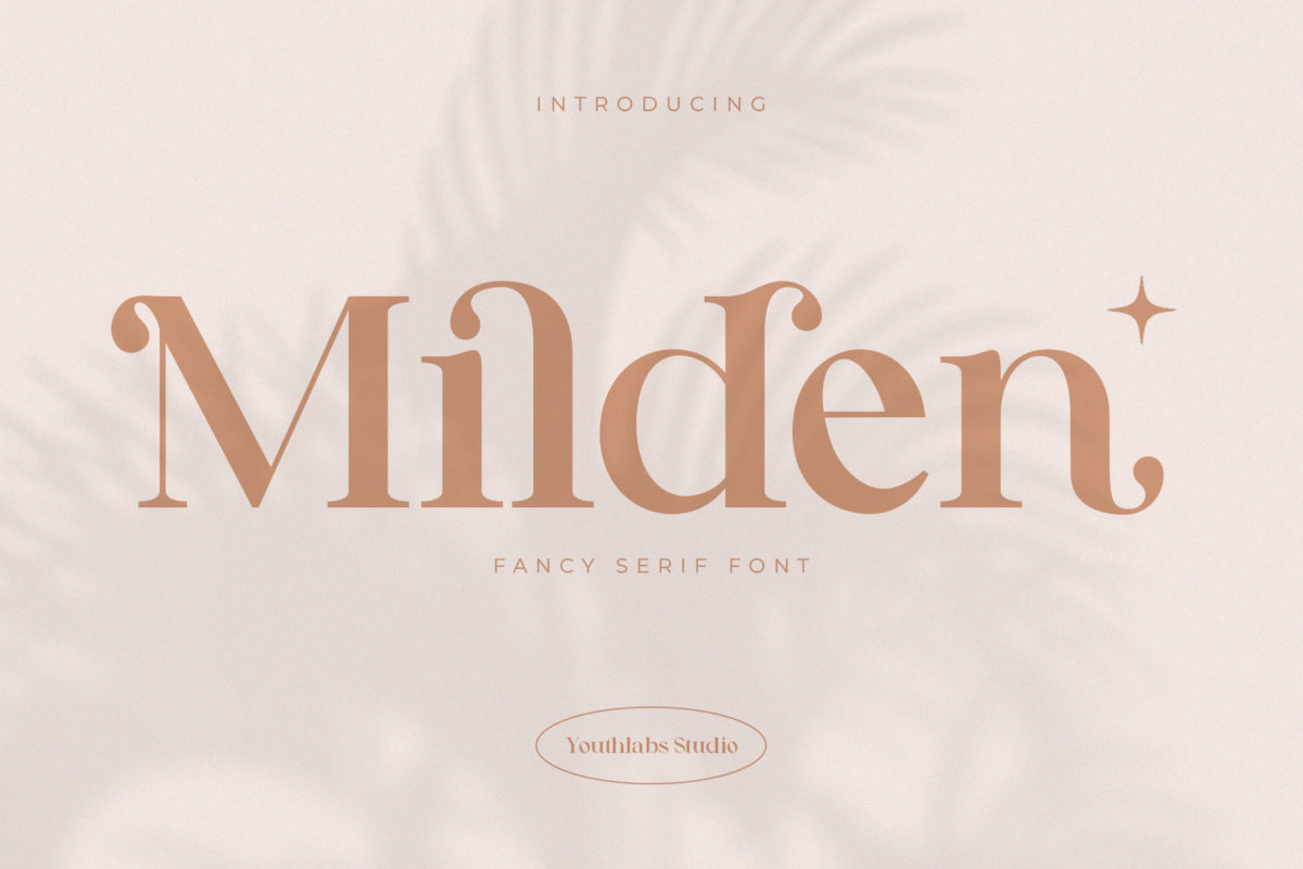 Milden Fancy Serif Font