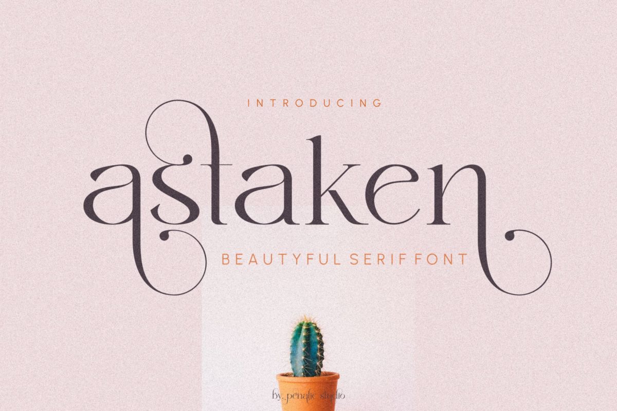 Astaken - Beautiful Serif Font