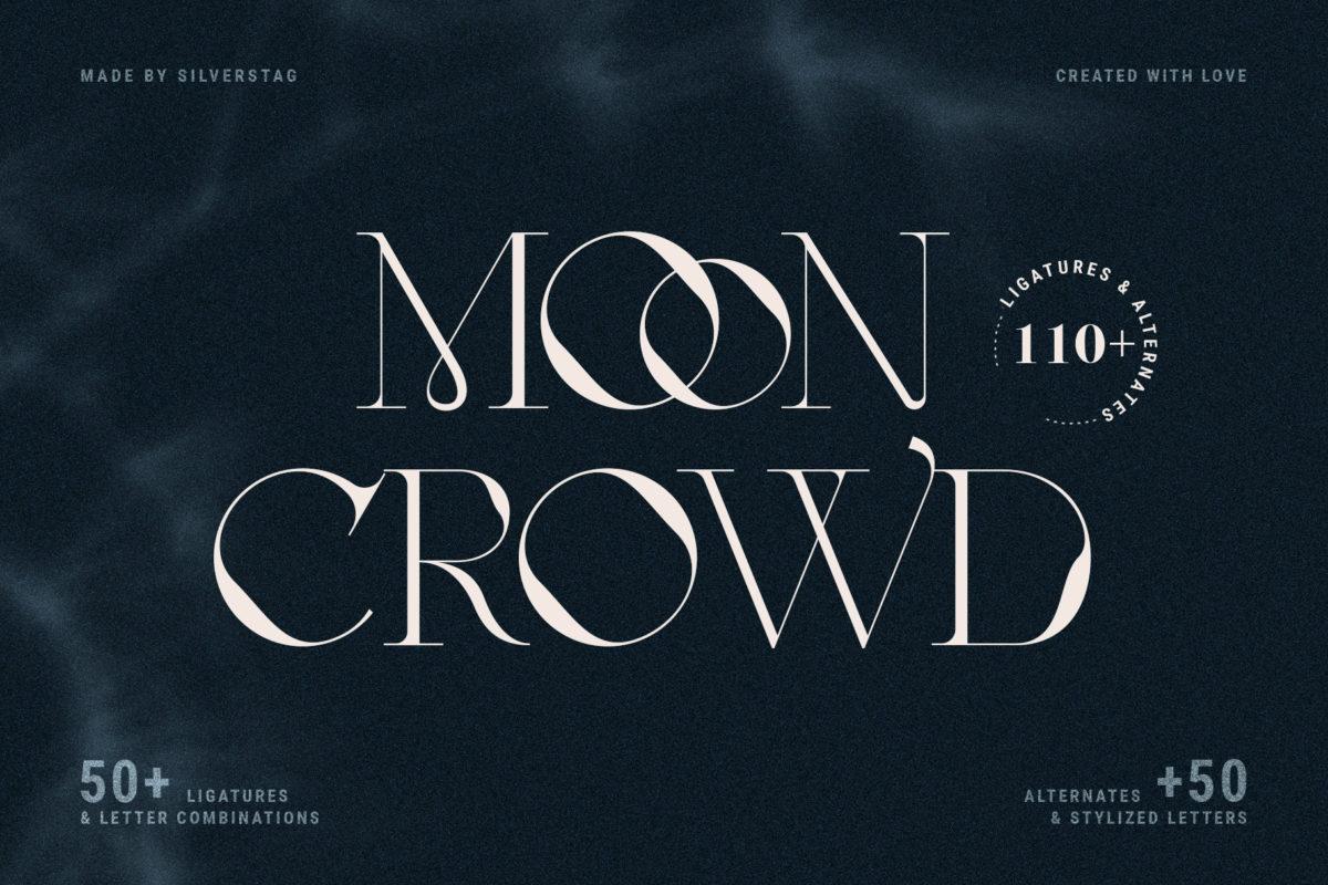 MOON CROWD - Elegant & Stylish Serif