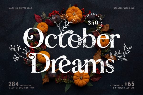 October Dreams - Hand-Drawn Serif