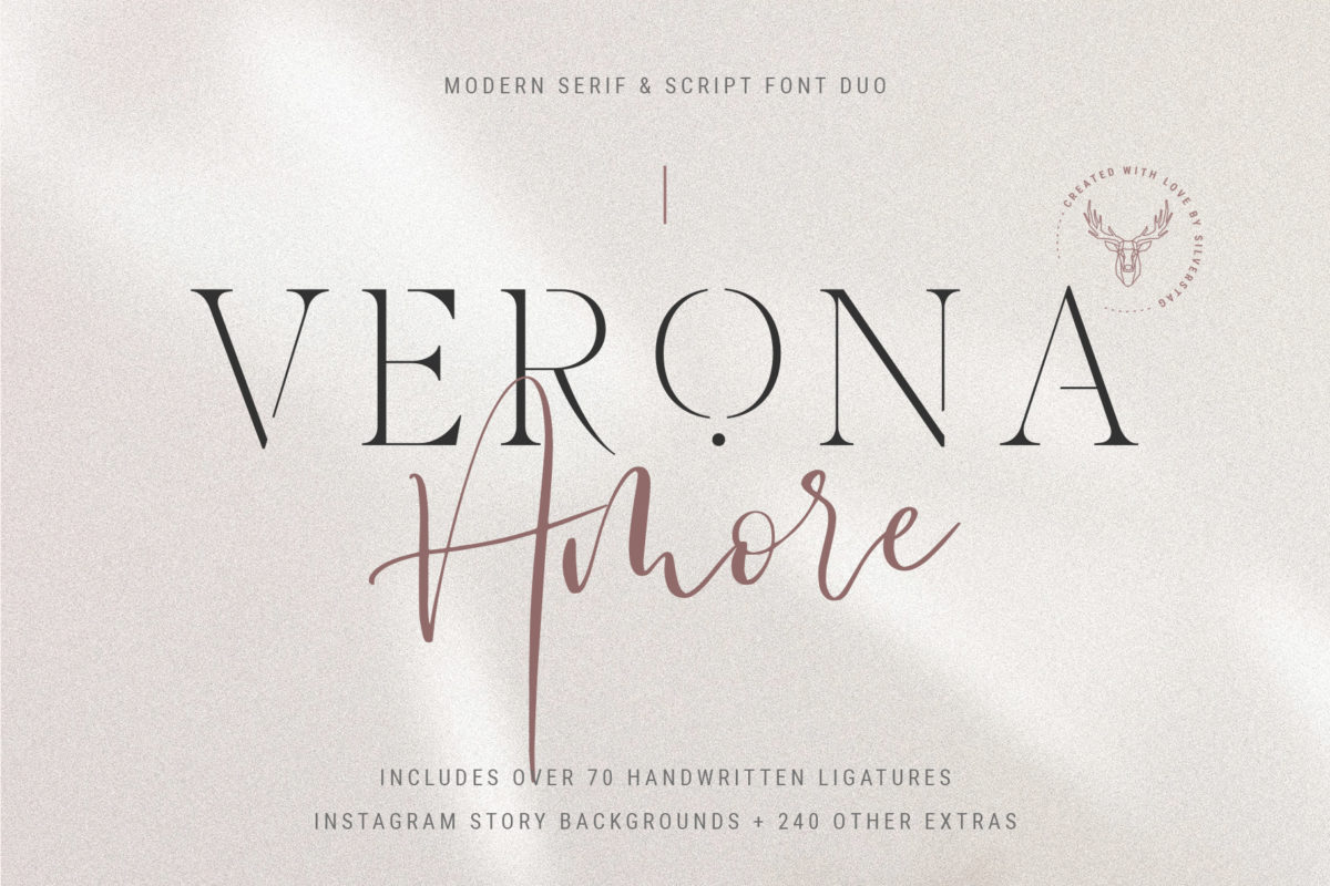 Verona Amore Font Duo & Extras