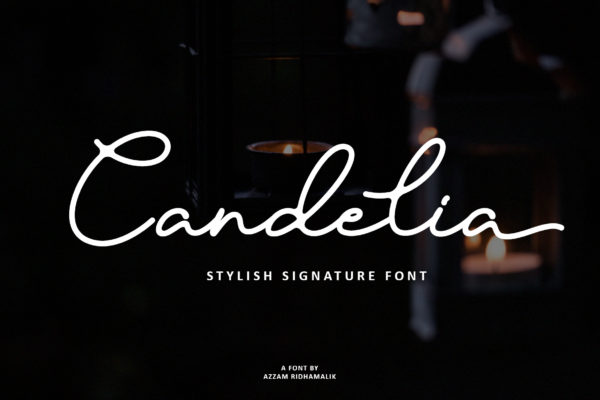 Candelia - Signature Font