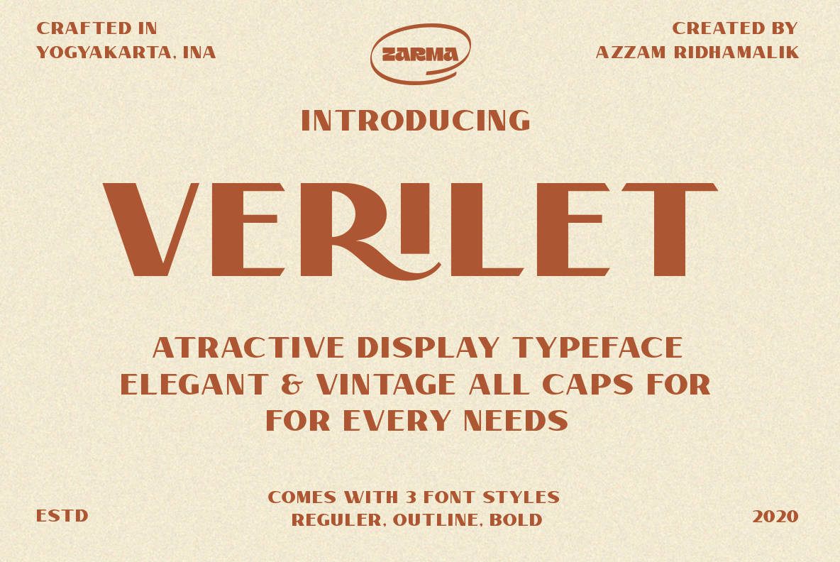 Verilet - Elegant Sans Serif Font