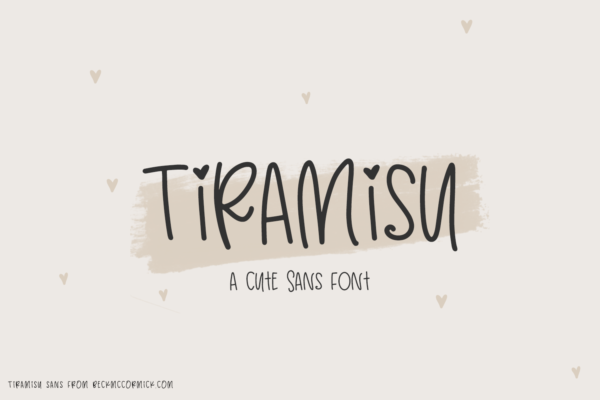 Tiramisu Sans