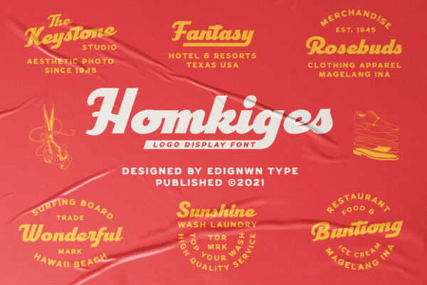 Homkiges - Logo Display Font