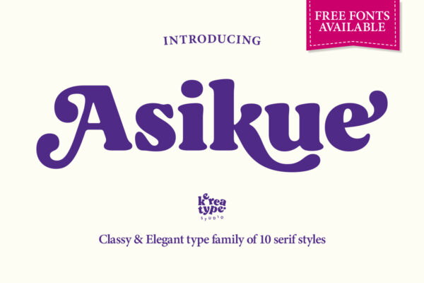 Asikue Serif Typeface
